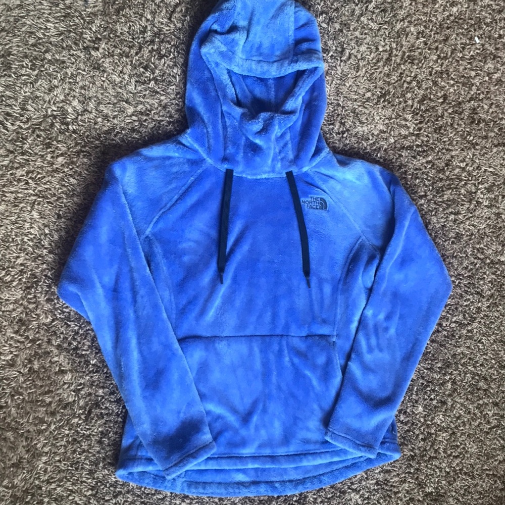 North Face fuzzy pullover!